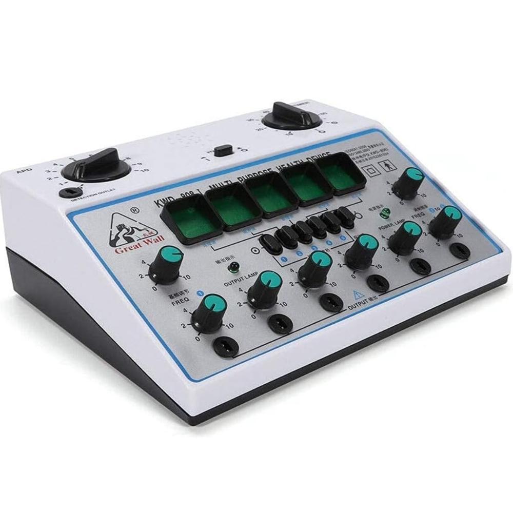 KWD 808 Multi Purpose Health Device 6 Channel Acupuncture Machine For Shoulder, Neck Stimulator Therapy