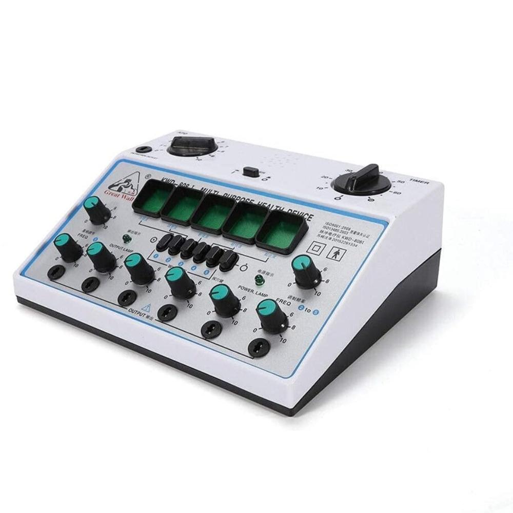 KWD 808 Multi Purpose Health Device 6 Channel Acupuncture Machine For Shoulder, Neck Stimulator Therapy