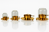 Brass Akhand Diya With Adjustable Knob - Design Type: Table Top