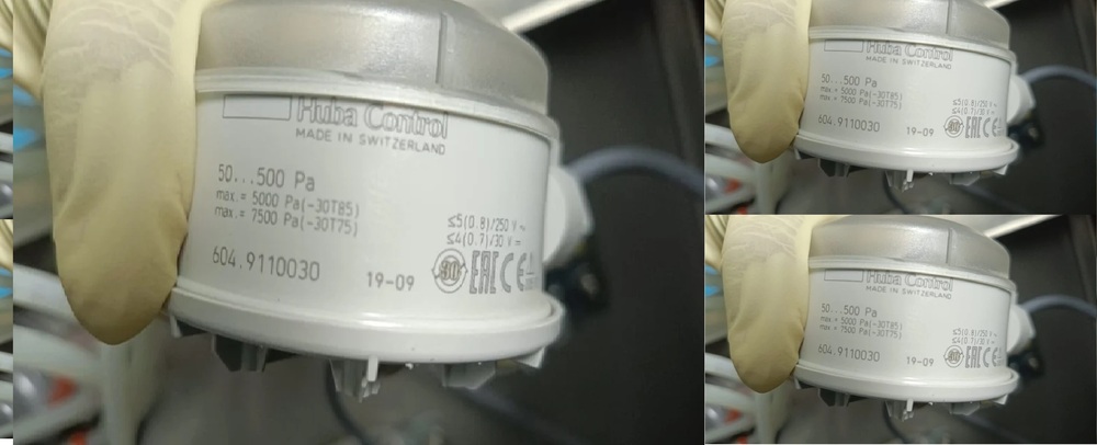 604.9110030 Differential Pressure Switch By Huba Control