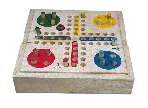 Mango Wood Ludo Travel Board Game - Age Group: 7-10 Yrs