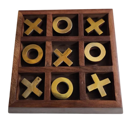 Wooden Tic Tac Board Game