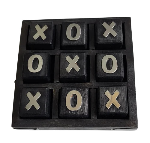 Timber Tactics Master The Board With Wooden Tic-Tac-Toe Game - Age Group: 7-10 Yrs