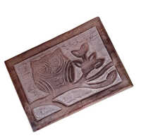 Handmade Owl Shape Wooden Jewellery Box Storage Vanity Box - Color: Brown