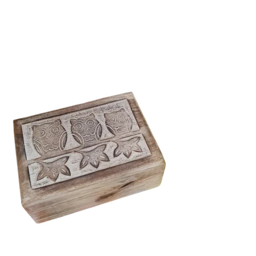 Wooden Jewelry Box - Color: Brown