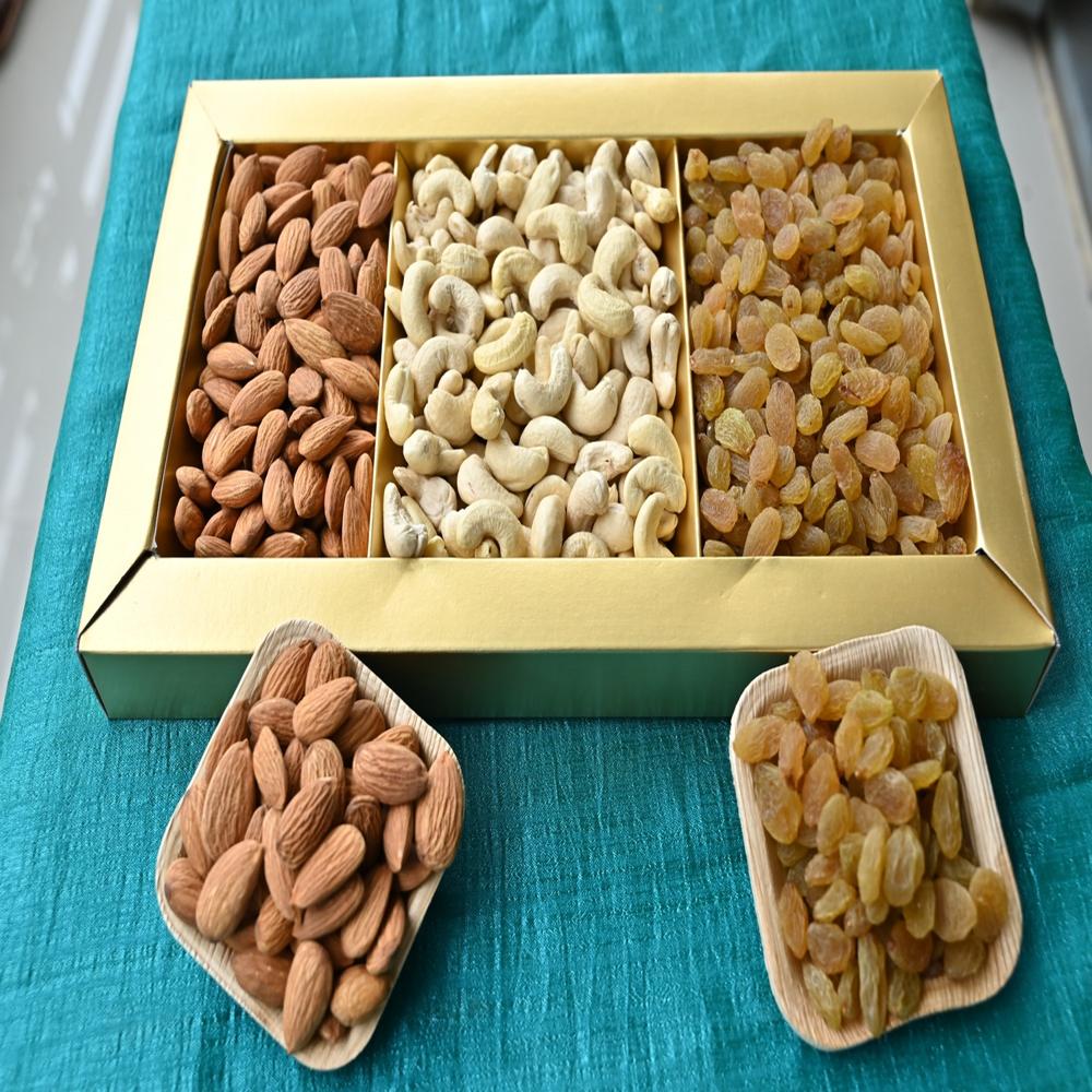 Dry Fruit Customize Gift Box - Color: Multicolor