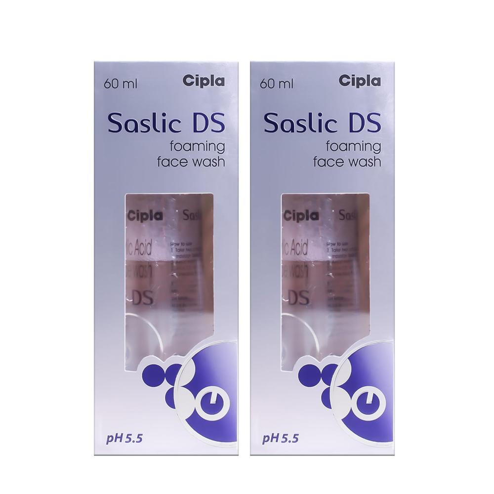 Saslic Ds Foaming Face Wash 60Ml - Drug Type: General Medicines