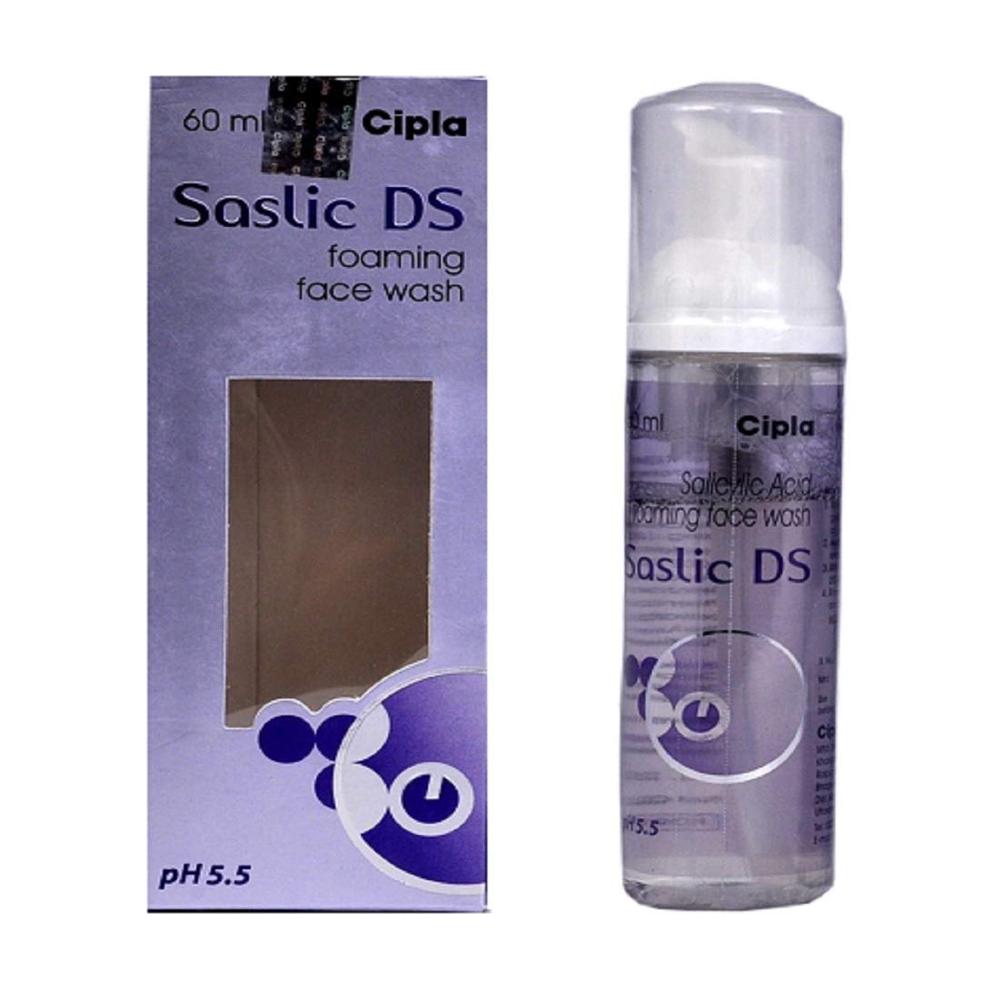 Saslic Ds Foaming Face Wash 60ml - Drug Type: General Medicines