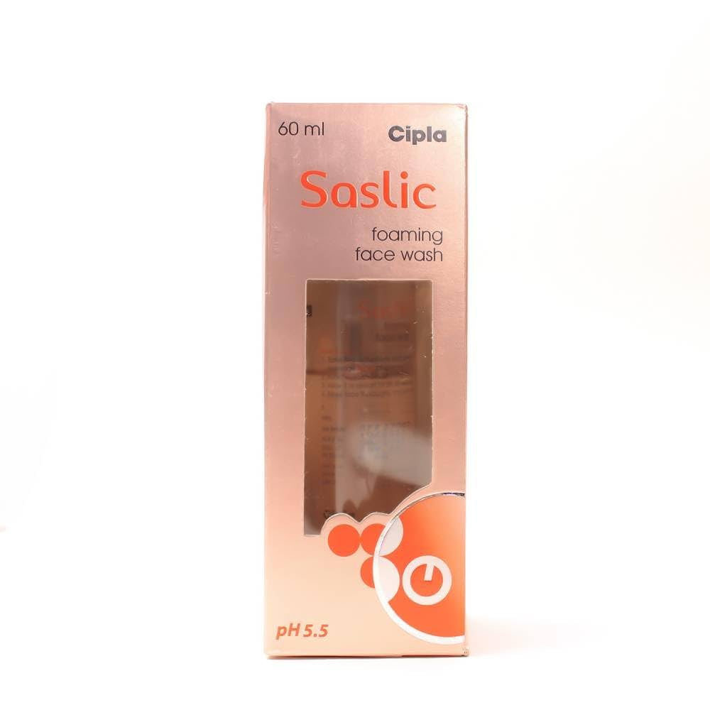 Saslic Salicylic Acid Foaming Face Wash 60Ml - Drug Type: General Medicines