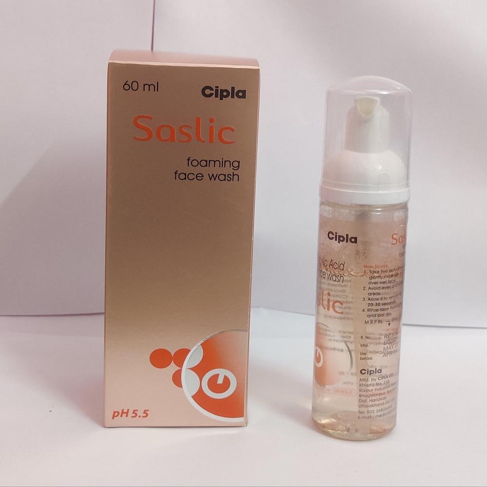 Saslic Salicylic Acid Foaming Face Wash 60ml
