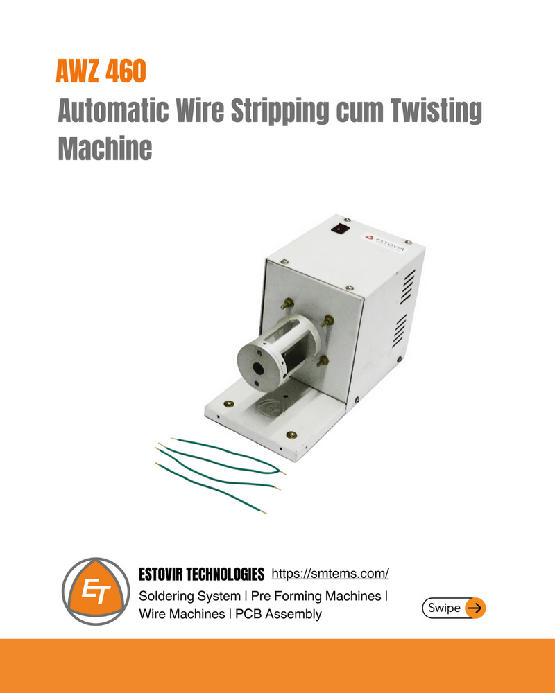 Automatic Wire Stripping Cum Twisting Machine Awz 460 - Color: White