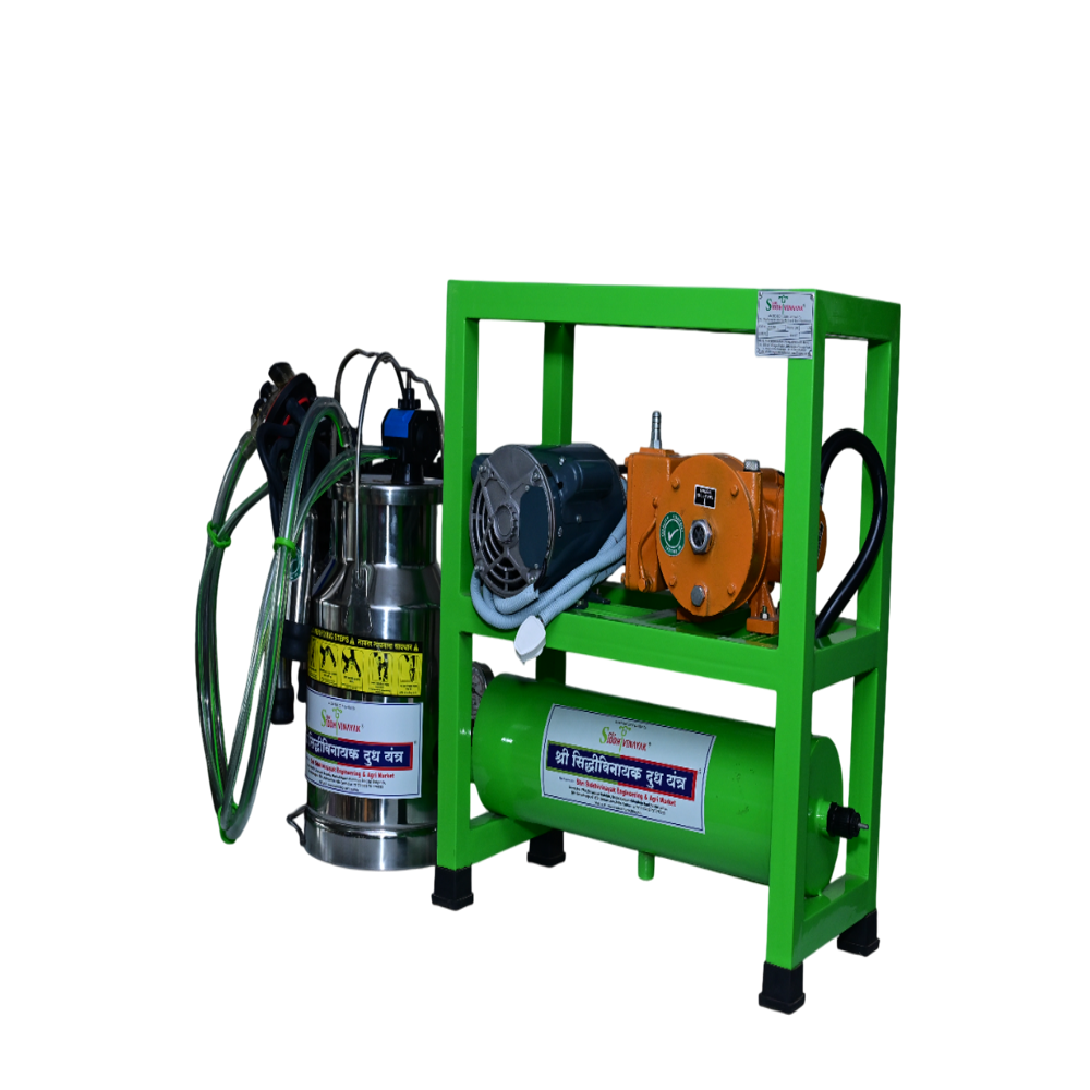Double Bucket Milking Machine - Capacity: 150 Ltr/hr