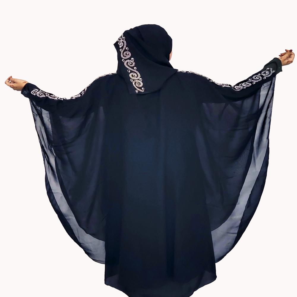 Black Abaya Beads & Stoned  Burqa For Women Modest Wear Islamic Dubai abaya