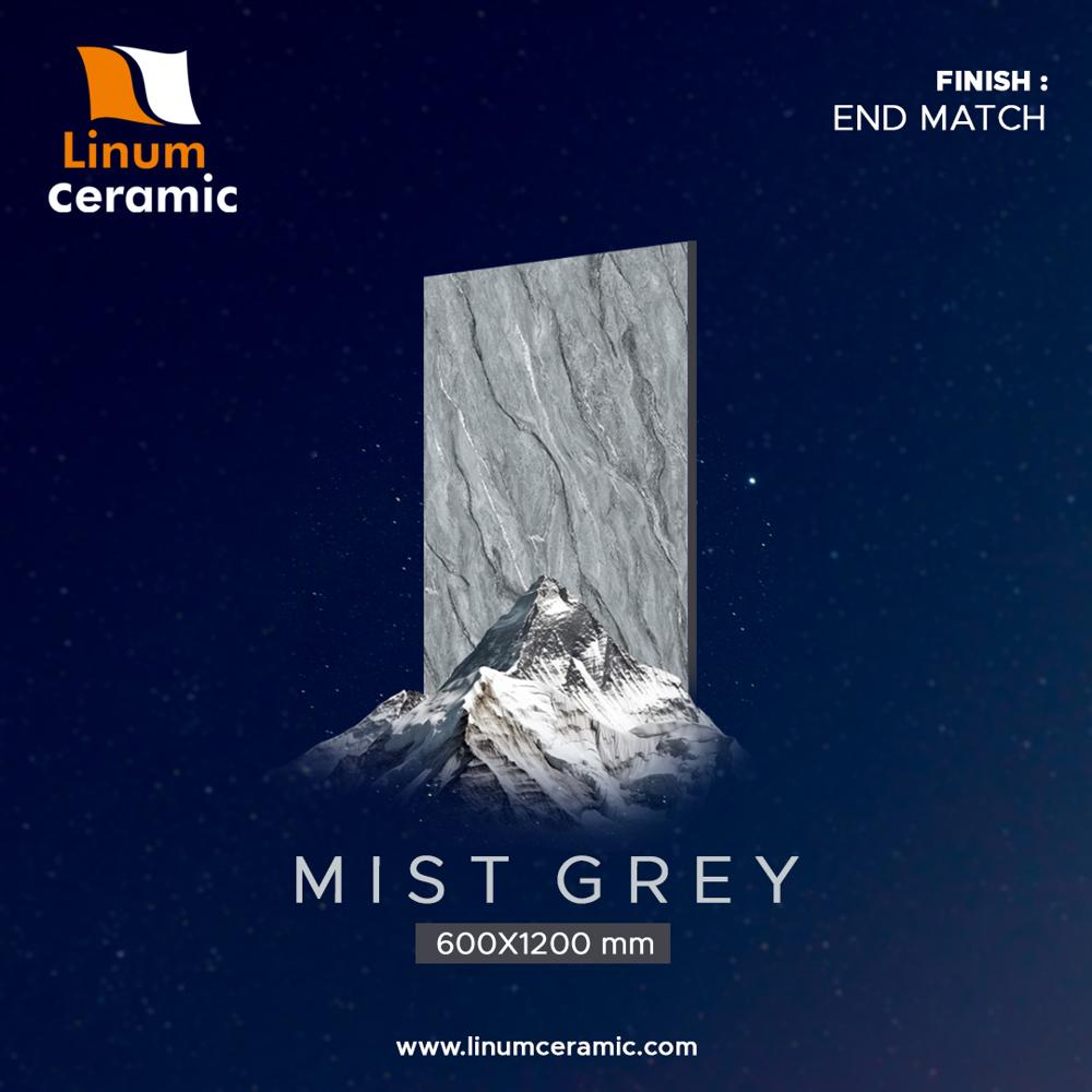 600x1200 MM Glovani Grey Glossy Finish Tile