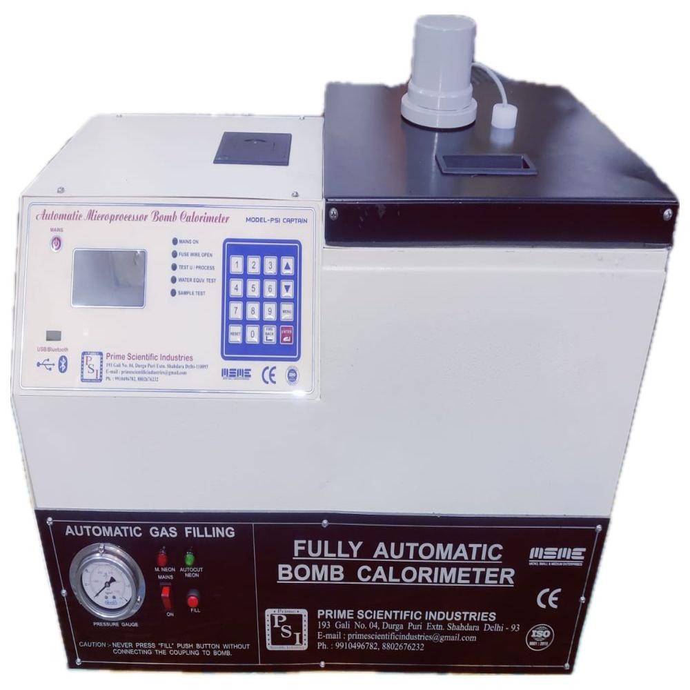 Fully Automatic Bomb Calorimeter - Color: White