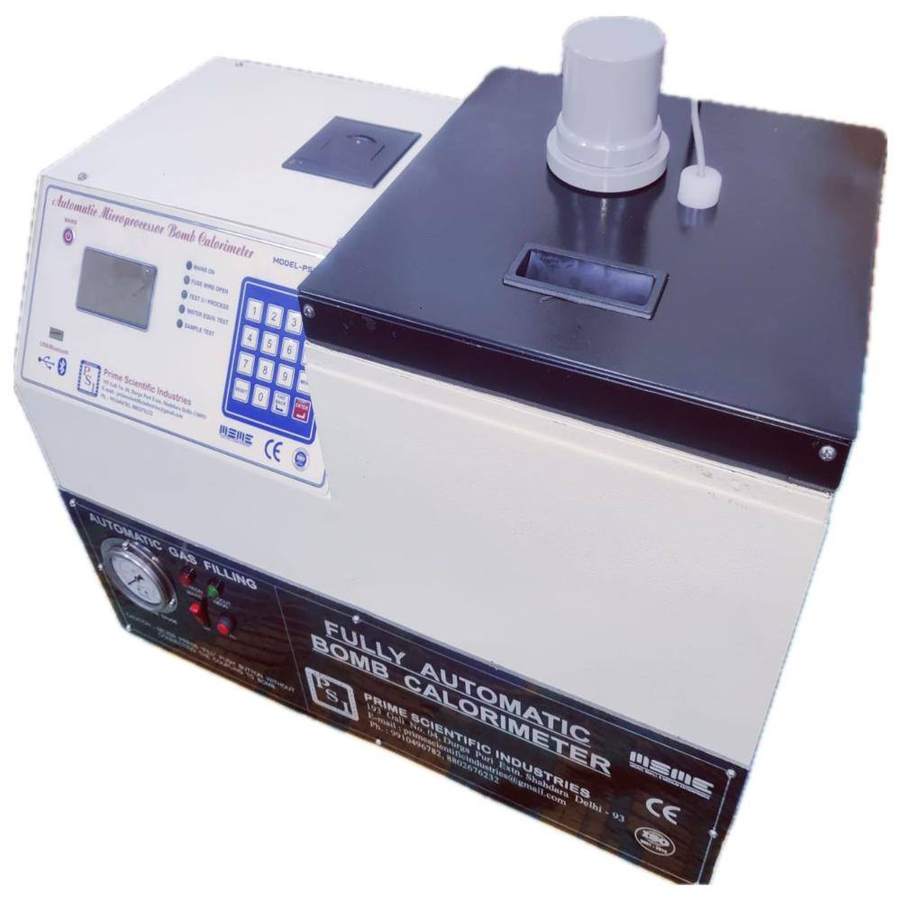 Fully Automatic Bomb Calorimeter - Color: White