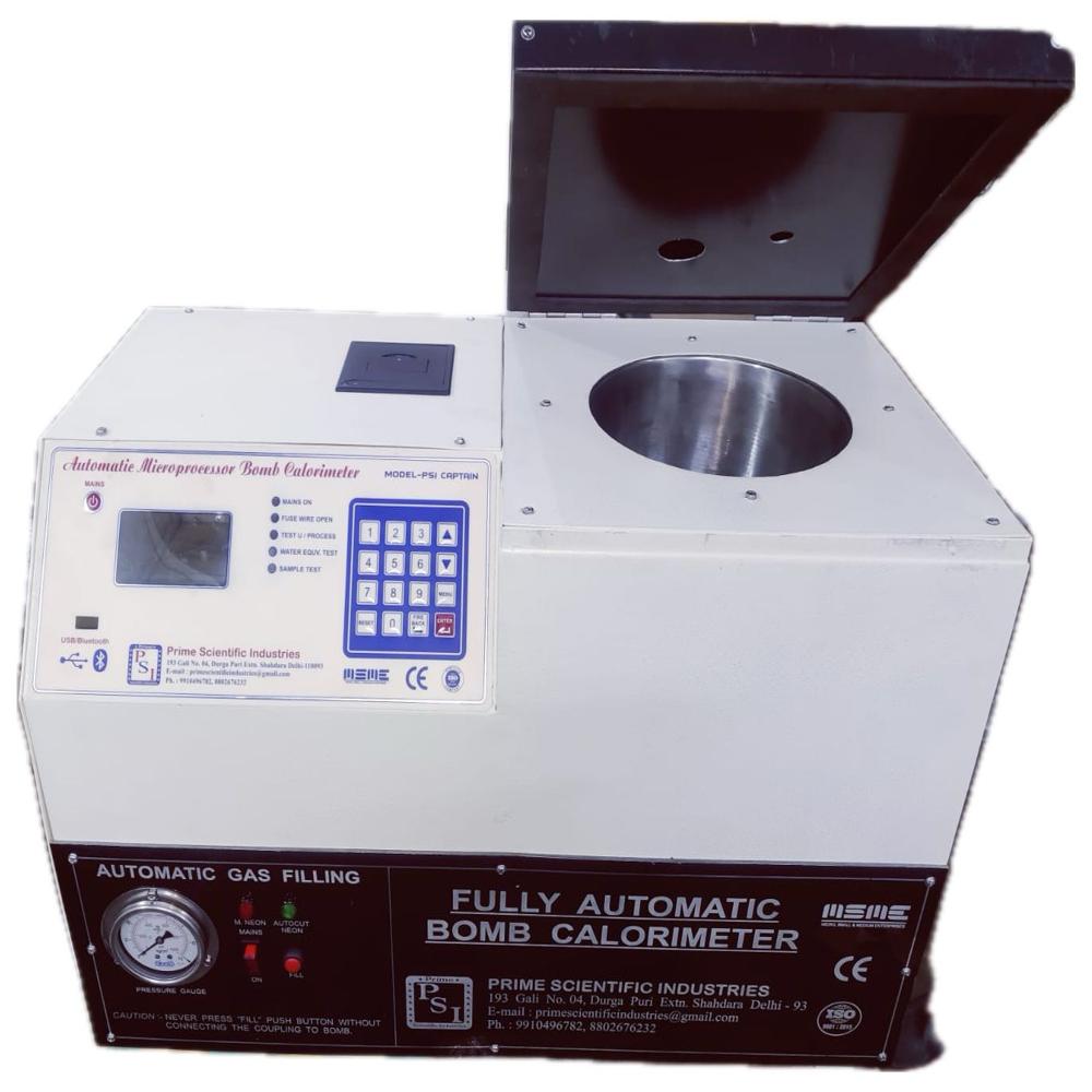 Fully Automatic Bomb Calorimeter - Color: White