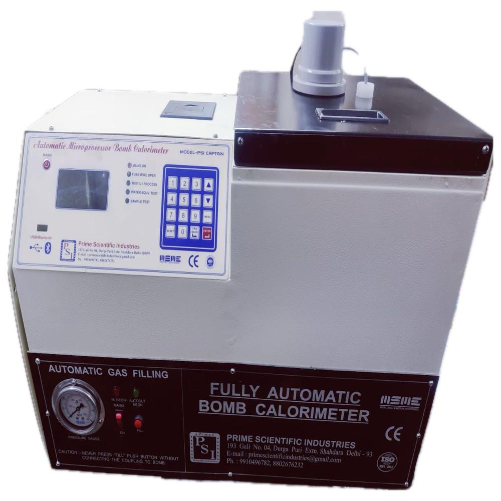 Fully Automatic Bomb Calorimeter - Color: White