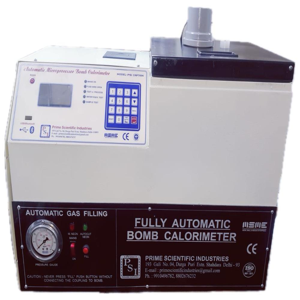 Fully Automatic Bomb Calorimeter - Color: White