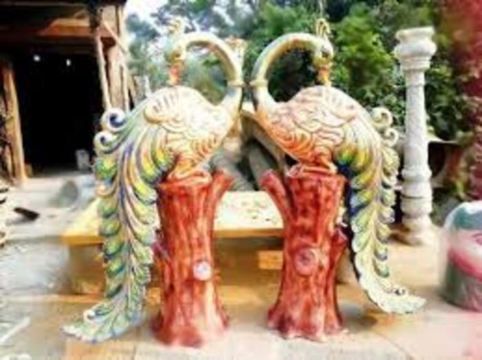 Frp Decorative Statue - Color: Brown