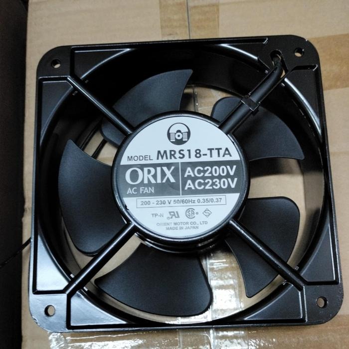 ORIX MRS18-TTA 230V AC 0.35/0.37A 18051mm METAL Industrial Axial Cooling Fan