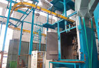 Monorail Hanger Type Shot Blasting Machine - Feature: High Efficiency