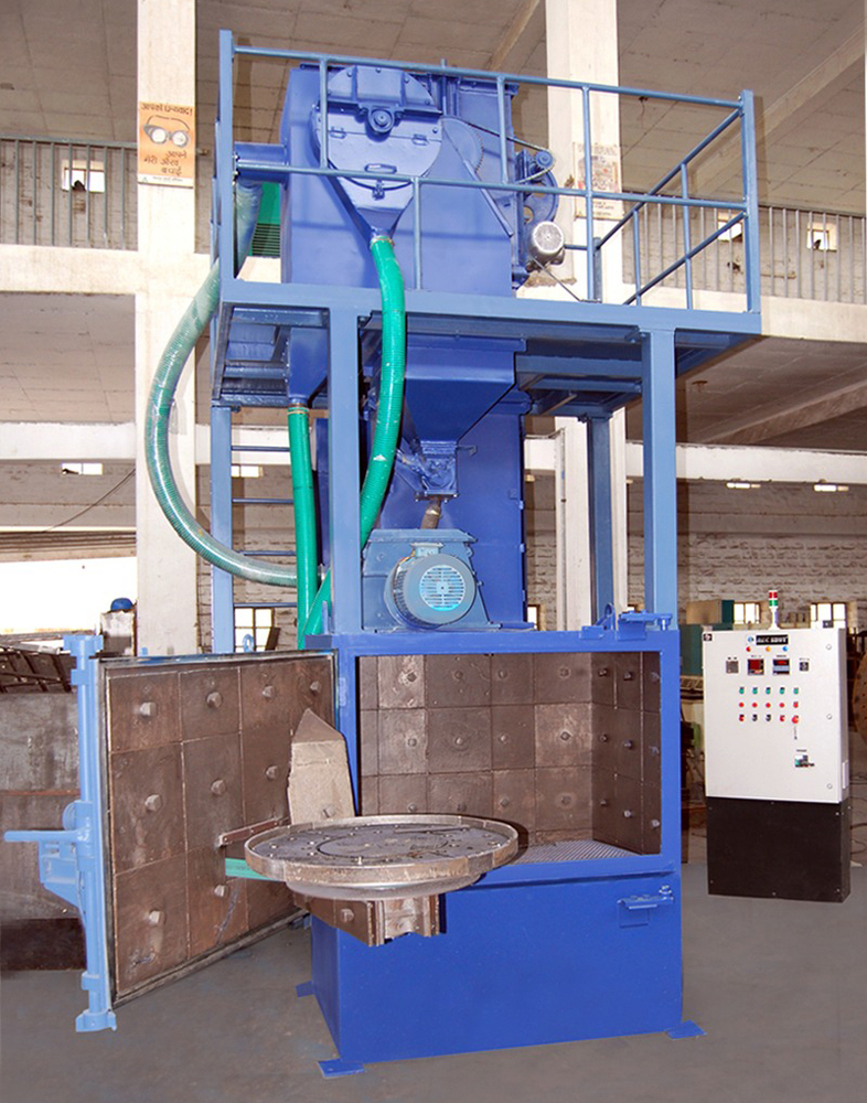 Swing Table Blasting Machine - Feature: High Efficiency