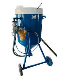 Manual Portable Sand Blasting Hopper Machine - Capacity: 1 Pcs/hr