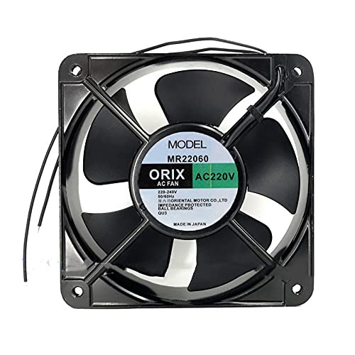 ORIX MR22060-AC 220V AC 65W 22060 METAL Square Aluminum Frame AC Axial Cooling Fan