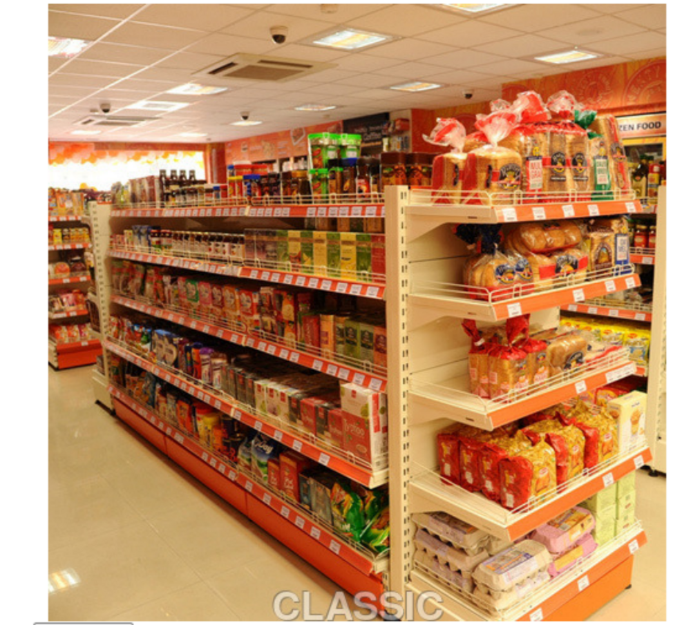 Gondola Display Rack - Color: As Per Requirement