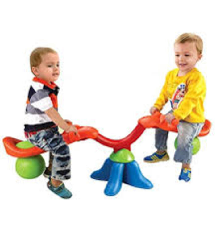 Children Seesaw