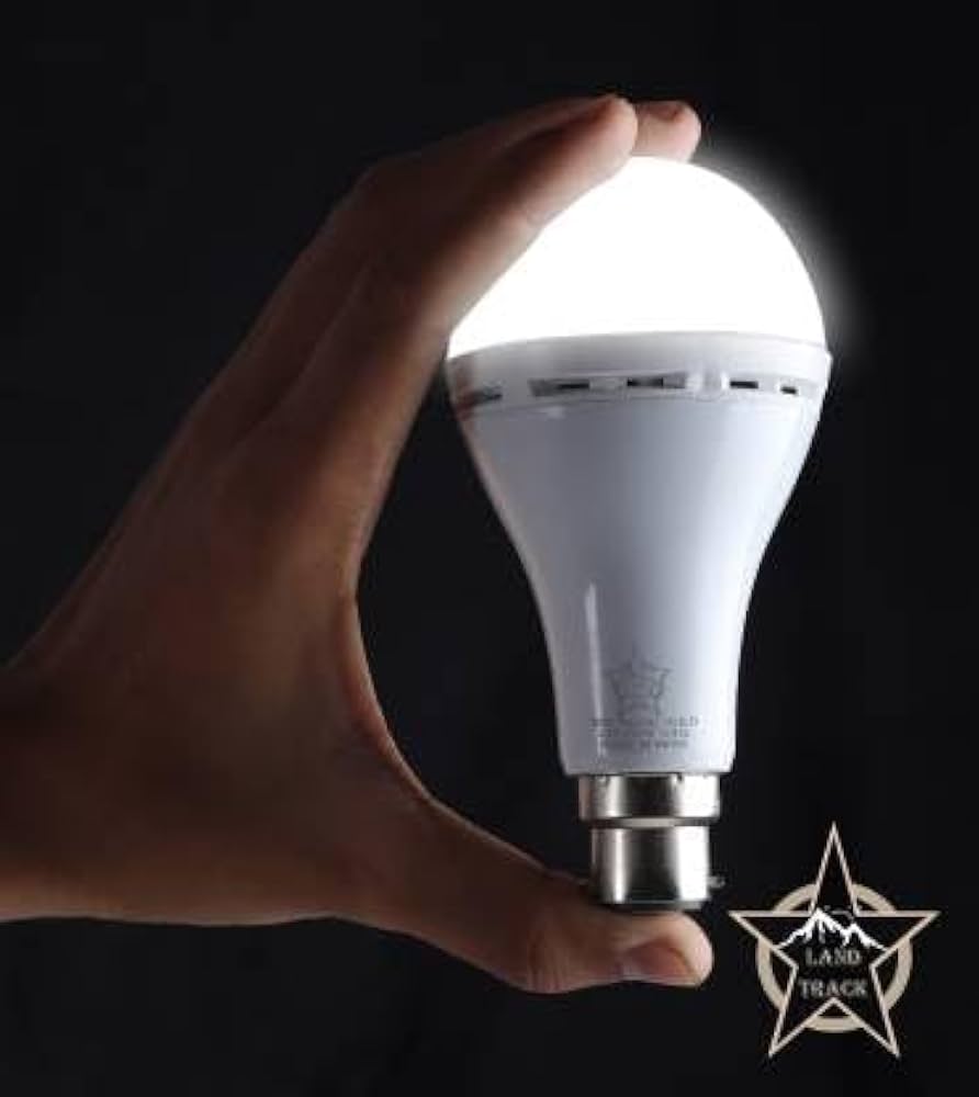 Cool Daylight Aluminum LED Bulb AC DC Rechargeable LED Bulb