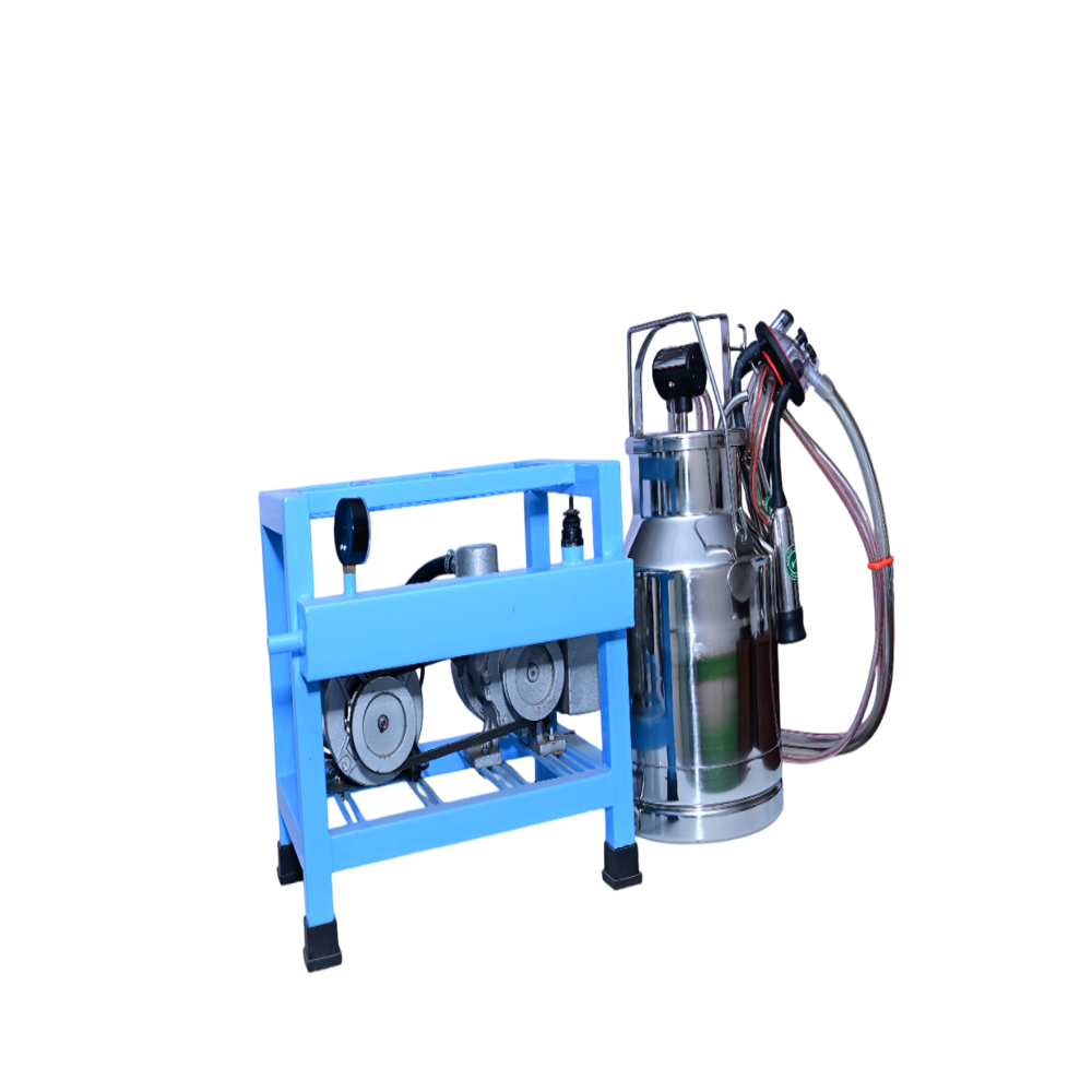 Economy Double Bucket Milking Machine - Capacity: 25 Ltr