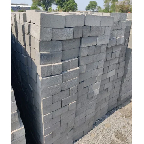 8X4X4 Inch Fly Ash Bricks - Color: Gray