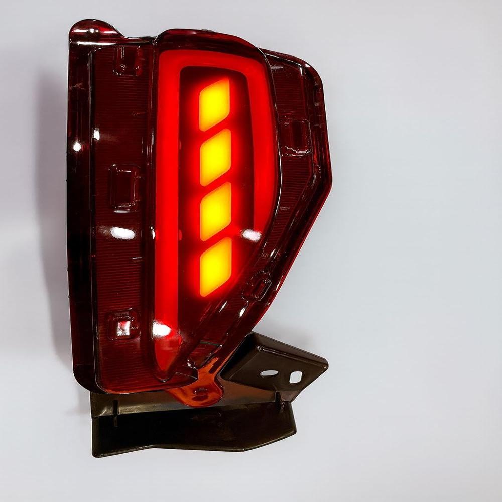 K D LED Bumper Reflector Lights for Fortuner, Left & Right Side, 2016-2021