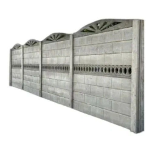 Rcc Readymade Compound Wall - Color: Grey