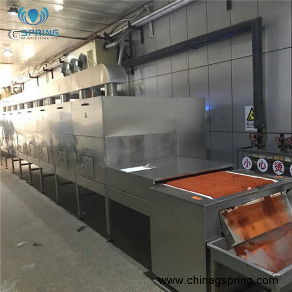 Microwave Continuous Chili Powder Drying Sterilization Machine - Stainless Steel, Compact Design, Energy-saving Features | Fast Drying And Sterilization, Intelligent Control, Environmentally Friendly
