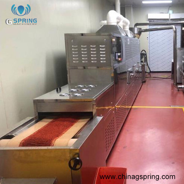 Microwave Continuous Chili Powder Drying Sterilization Machine