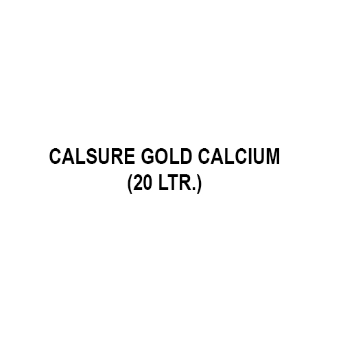 Calsure Gold Calcium (20 Ltr.) - Efficacy: Feed Preservatives