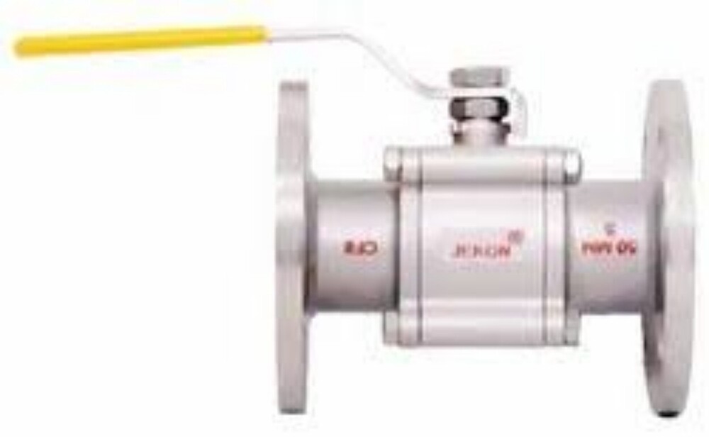 Flanged Ball Valve - Color: Silver