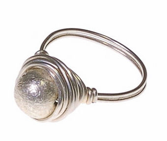 Silver Pearl Ring