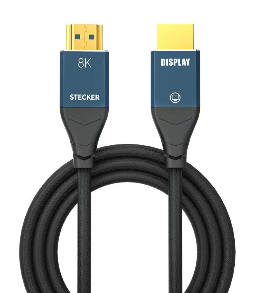 8k Hdmi Cable - Color: Black