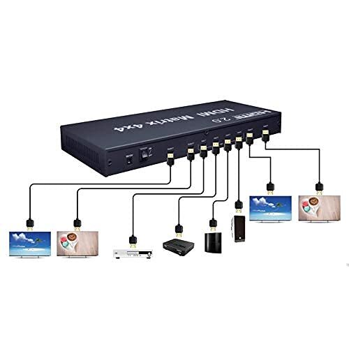 4x4 Matrix Hdmi Media Splitter - Color: Black