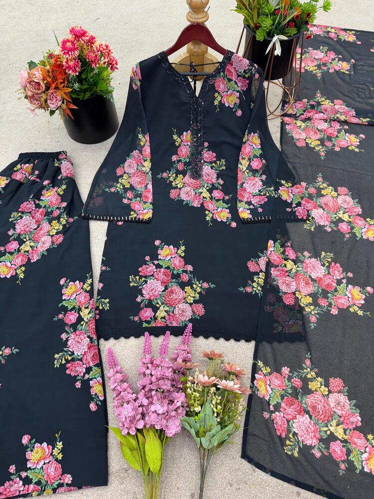 HEAVY  GEORGEETE SUIT