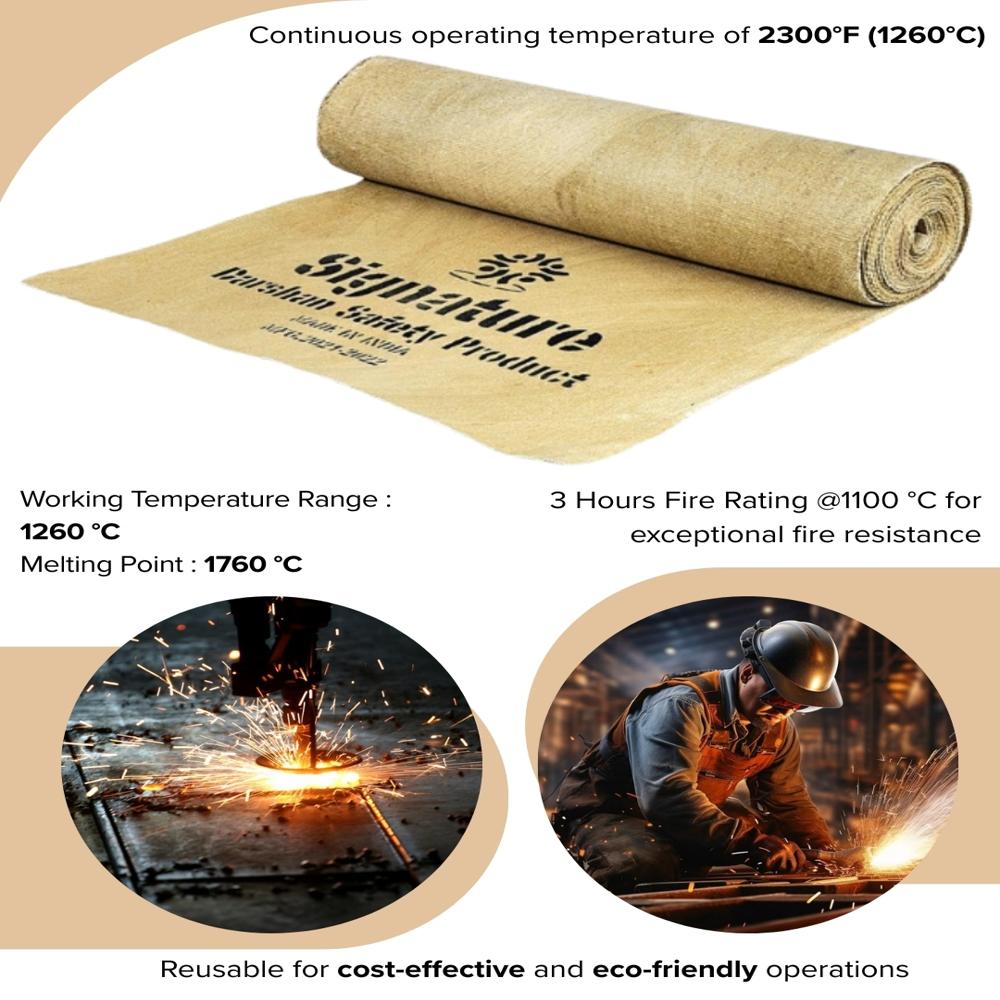 Vermiculite Coated Fiberglass Cloth