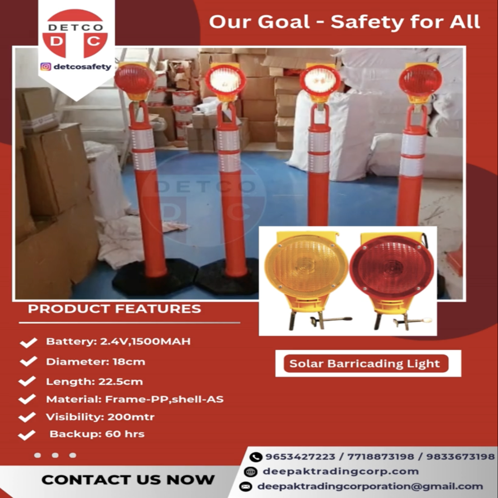 Solar Barricading Light