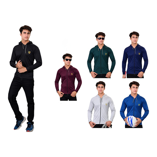 Lycra zipper T-shirt