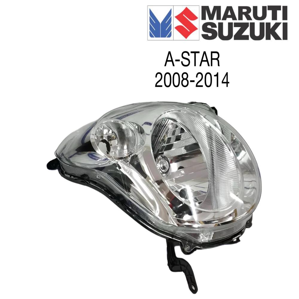 K D Headlight Assembly For Maruti A-Star 2008-2014 Halogen