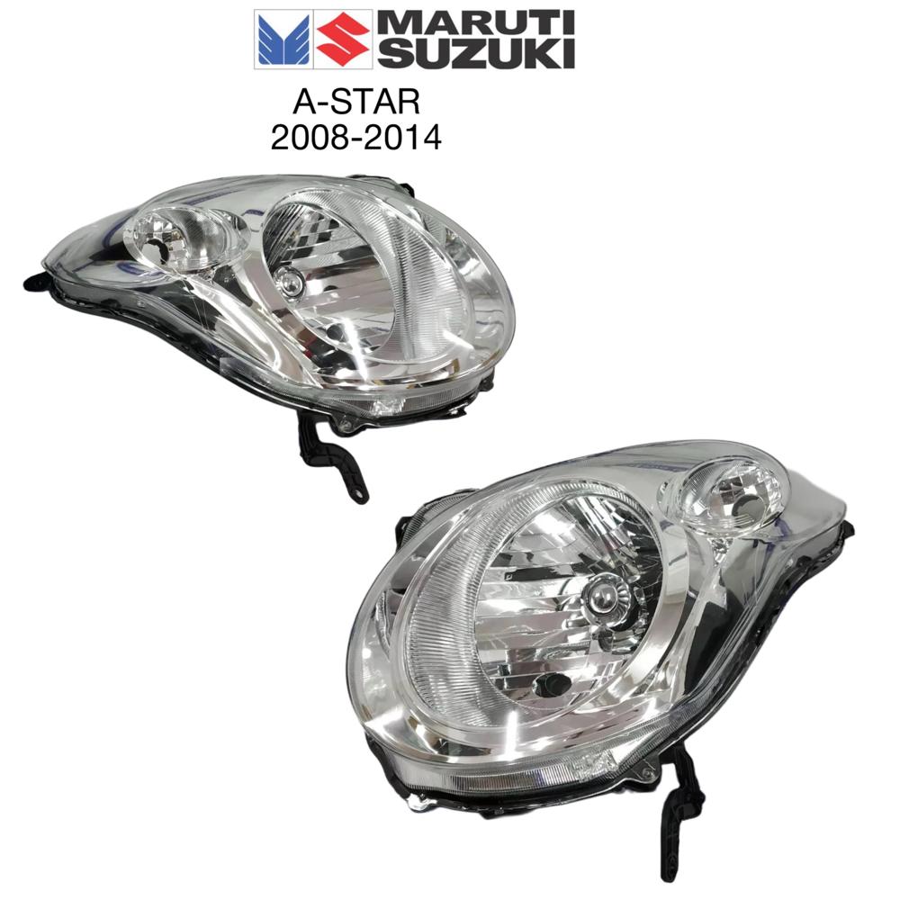 K D Headlight Assembly For Maruti A-Star 2008-2014 Halogen