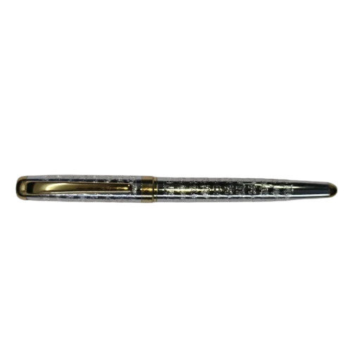 0.7mm BD2 Stainless Steel Polished Blue Removable Ballpoint Pen